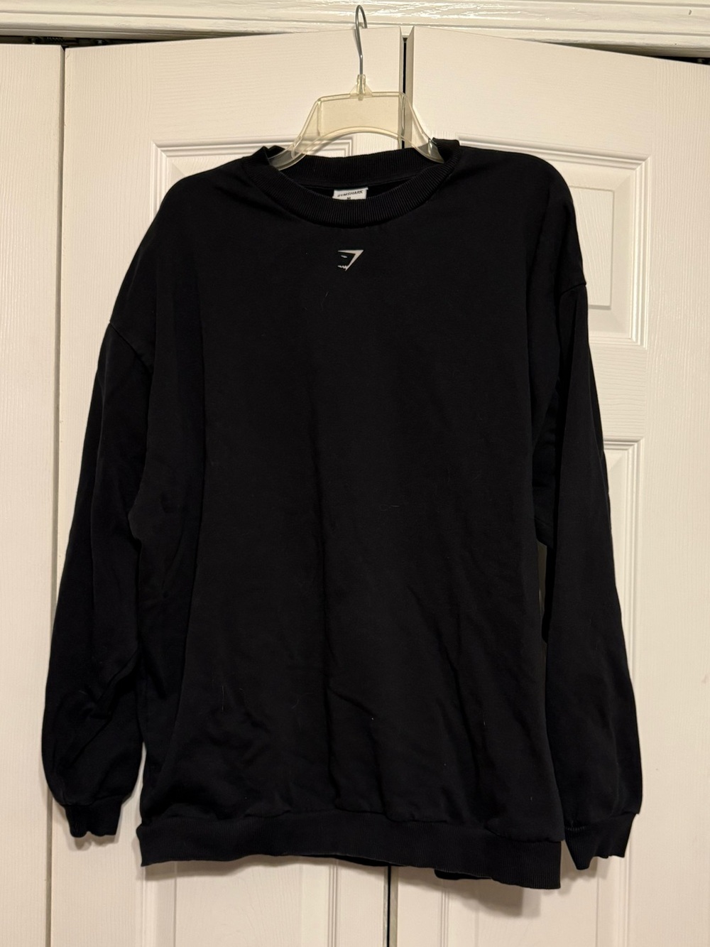 Gymshark Black Crewneck Pullover Sweatshirt